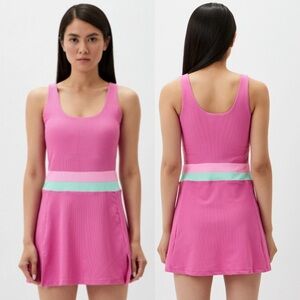 Women’s Beach Riot Remi Tennis Dress Athletic Romper Dress in Colorblock size XS